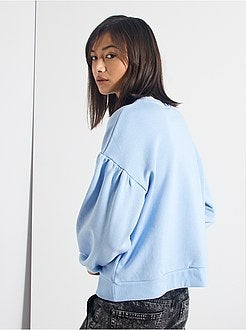 Sweat à manches bouffantes - Kiabi