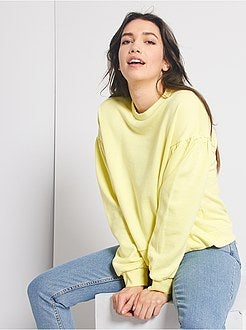Sweat à manches bouffantes - Kiabi