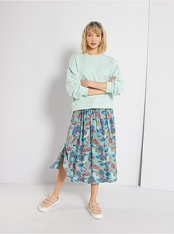 Sweat à manches bouffantes - Kiabi