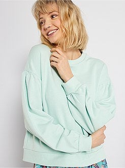 Sweat à manches bouffantes - Kiabi