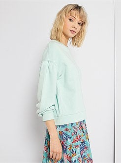 Sweat à manches bouffantes - Kiabi