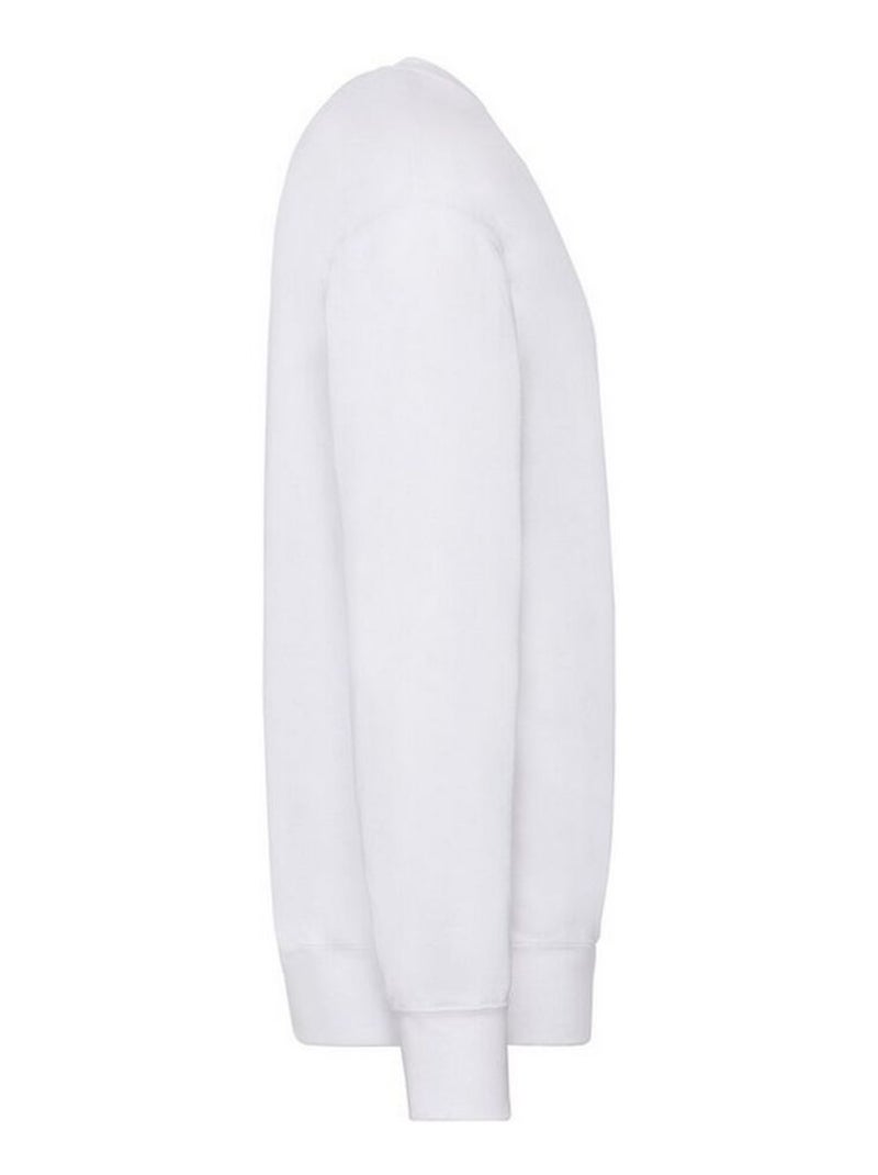 Sweat à manches cousues - fruit of the loom Blanc - Kiabi