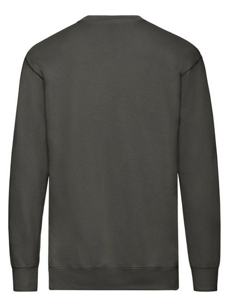 Sweat à manches cousues - fruit of the loom Gris foncé - Kiabi