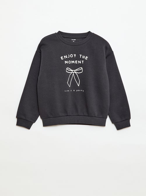 Sweat à manches longues avec imprimé - Kiabi Sweat à manches longues avec imprimé - Kiabi