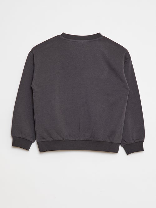 Sweat à manches longues avec imprimé - Kiabi