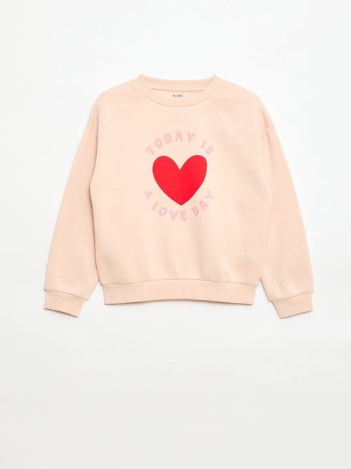 Sweat à manches longues avec imprimé - Kiabi Sweat à manches longues avec imprimé - Kiabi