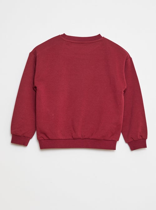 Sweat à manches longues avec imprimé - Kiabi