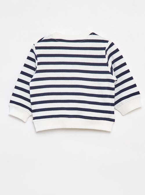 Sweat à manches longues avec print - Kiabi