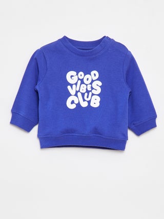 Sweat à manches longues avec print