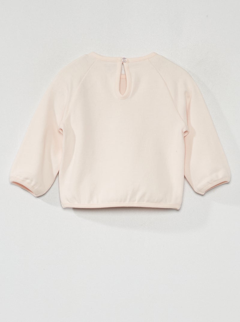 Sweat Princesse Tam Tam Gris Manches Longues Taille 1 – Motif Hirondelles, Parfait état