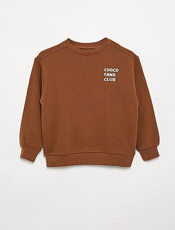 Sweat à manches longues forme loose
