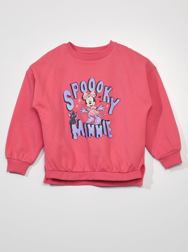 Sweat à manches longues 'Minnie' - Halloween Rose - Kiabi