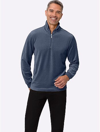 Sweat à manches longues qualité velours ras doux - taille standard - moda vilona