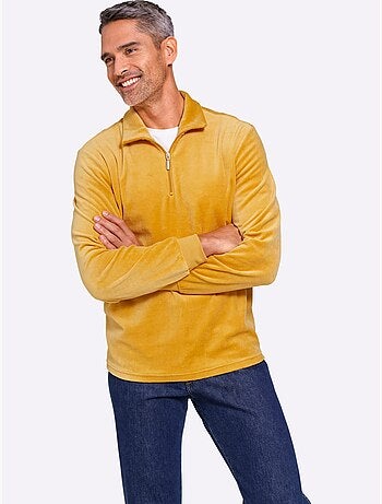 Sweat à manches longues qualité velours ras doux - taille standard - moda vilona