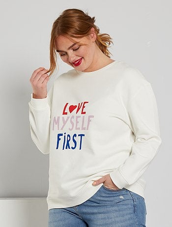 Sweat à message éco-conçu