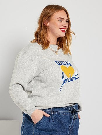 Sweat à message éco-conçu