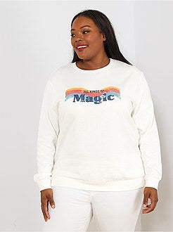 Sweat à message imprimé - Kiabi