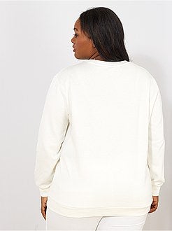 Sweat à message imprimé - Kiabi