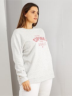 Sweat à message imprimé - Kiabi