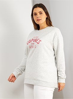 Sweat à message imprimé - Kiabi