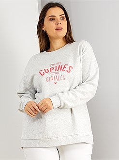 Sweat à message imprimé - Kiabi