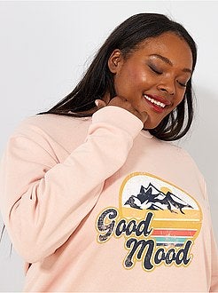 Sweat à message imprimé - Kiabi