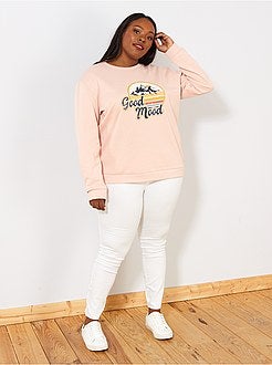 Sweat à message imprimé - Kiabi