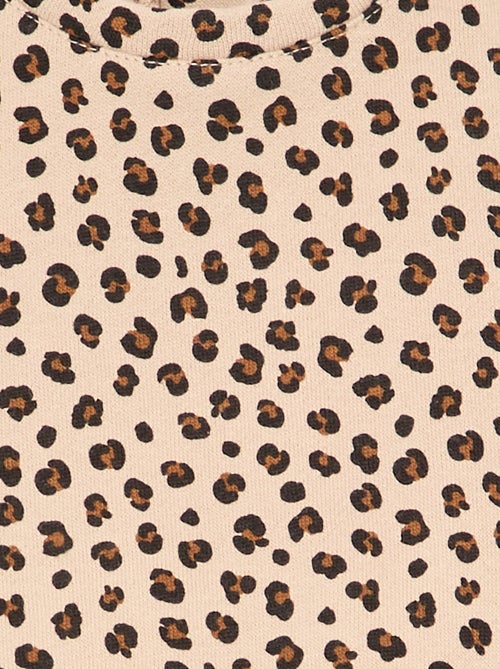 Sweat à motif en molleton - Kiabi
