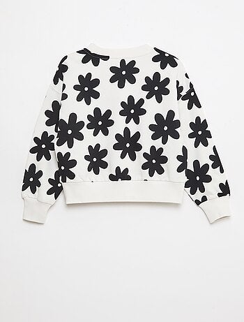 Sweat à motif et col rond