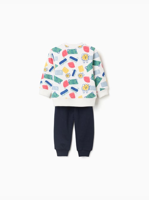 Sweat à motif + pantalon de jogging - Kiabi Sweat à motif + pantalon de jogging - Kiabi