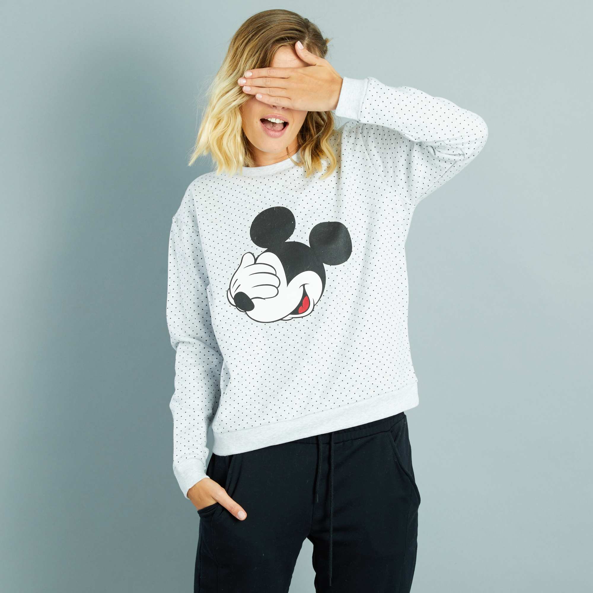 pull mickey femme kiabi pull mickey femme kiabi