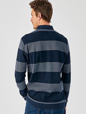 Sweat à rayures pur coton - Damart