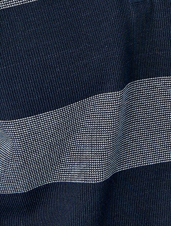 Sweat à rayures pur coton - Damart