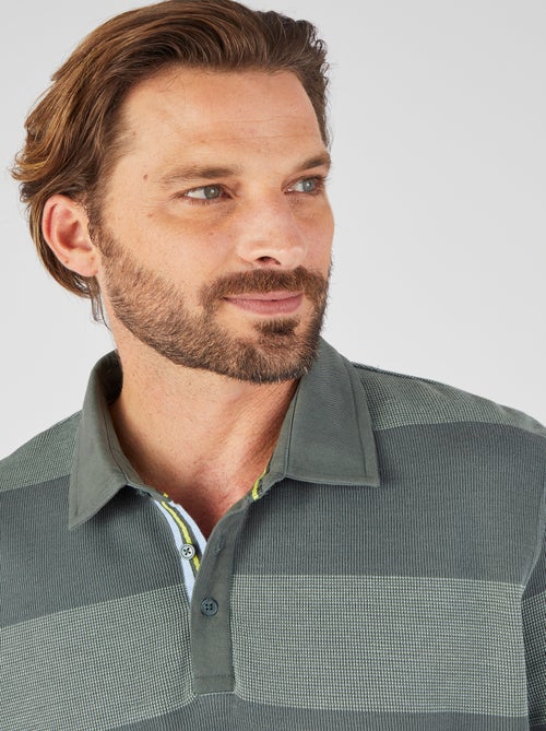 Sweat à rayures pur coton - Damart - Kiabi