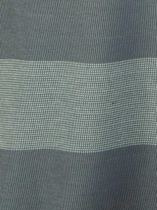 Sweat à rayures pur coton - Damart - Kiabi