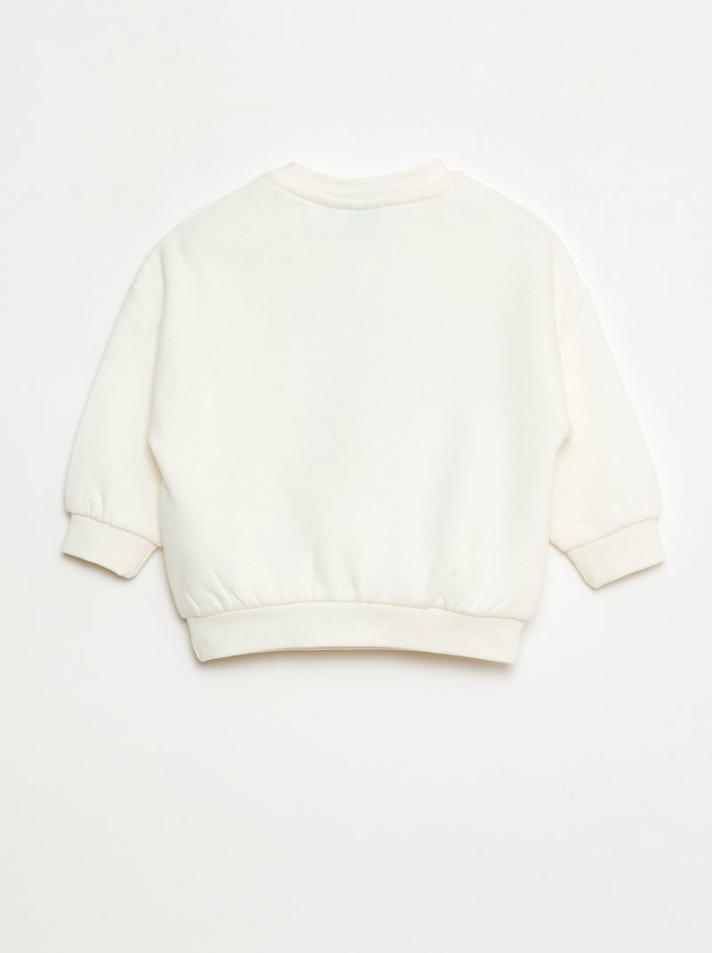 Sweat à 'Winnie' de 'Disney' à capuche Blanc - Kiabi