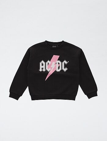 Sweat 'AC/DC' col rond