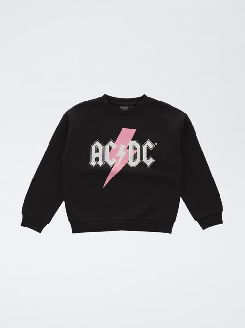Sweat 'AC/DC' col rond - Kiabi