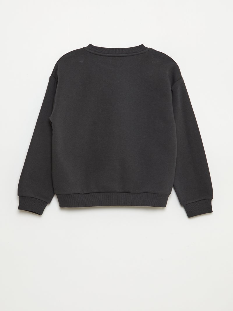 Sweat 'AC/DC' col rond Noir - Kiabi