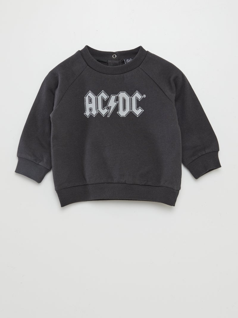 Sweat 'AC/DC' en molleton Rouge - Kiabi