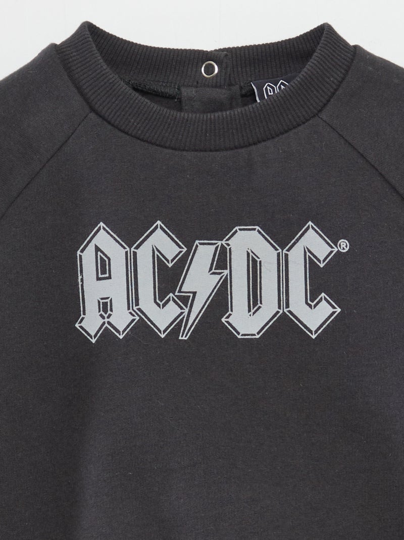 Sweat 'AC/DC' en molleton Rouge - Kiabi