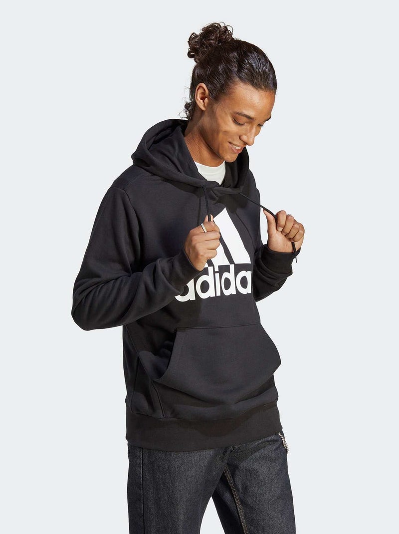 Sweat 'Adidas' à capuche Noir - Kiabi