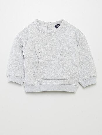 Sweat animé avec oreilles de lapin