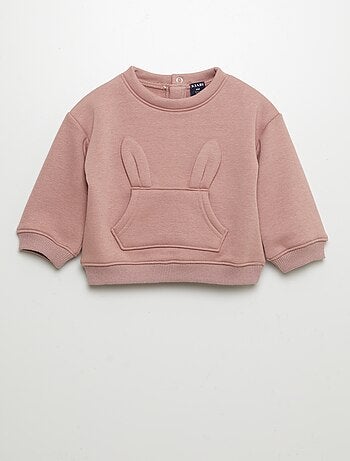 Sweat animé avec oreilles de lapin