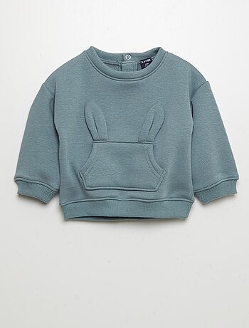 Sweat animé avec oreilles de lapin