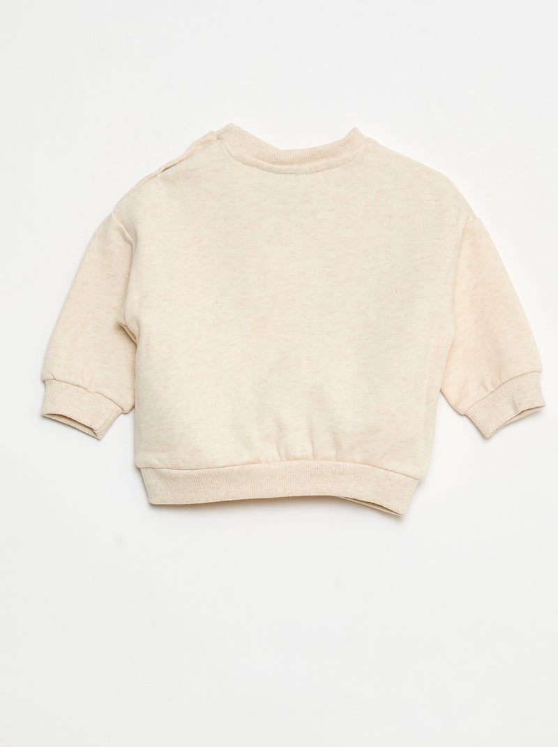 Sweat animé fantaisie 'Disney' 'Minnie' en coton Rouge - Kiabi