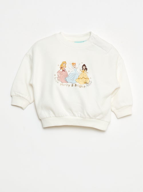 Sweat animé fantaisie 'Disney' 'Princesses' en coton - Kiabi