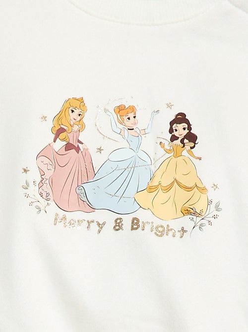 Sweat animé fantaisie 'Disney' 'Princesses' en coton - Kiabi