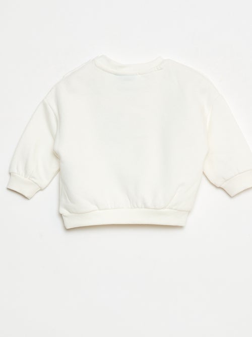 Sweat animé fantaisie 'Disney' 'Princesses' en coton - Kiabi