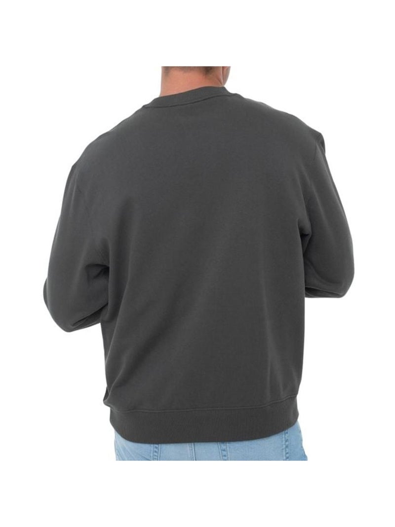 Sweat  anthracite Homme Calvin Klein 350terry Monog Gris - Kiabi